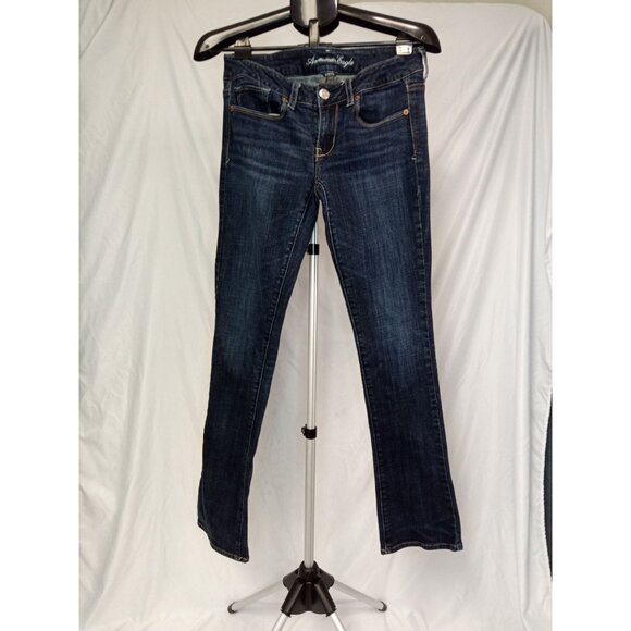 American Eagle Denim - American Eagle Women's Stretch Skinny Kick Blue Jeans Size 8 Regular